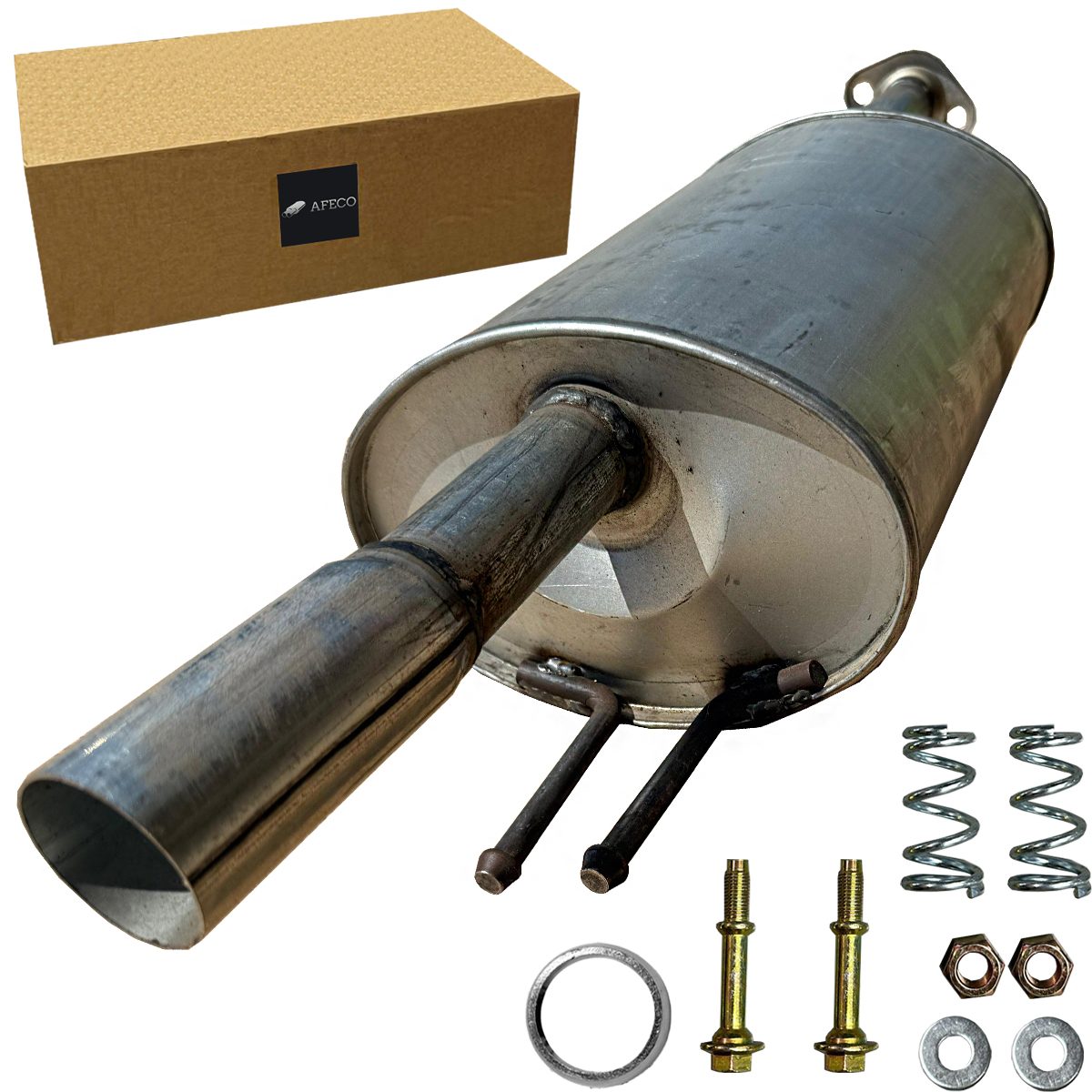 AFECO 54668 muffler with hardware